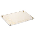 Waterdale Collection: Lucite Candlestick Tray - Laser Cut