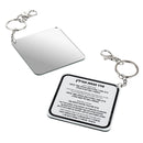 Waterdale Collection: Lucite Tefillin Mirror Keychain