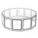 Waterdale Collection: Lucite Matzah Box Hexagon Outline