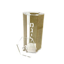 Waterdale Collection: Megillah Case Lucite Hexagon