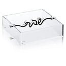 Waterdale Collection: Lucite Shabbos Napkin Holder