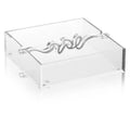 Waterdale Collection: Lucite Shabbos Napkin Holder