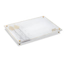 Waterdale Collection: Lucite Candlestick Tray Painted By Judy