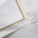 Waterdale Collection: Challah Cover Faux Leather Circle Border