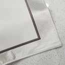 Waterdale Collection: Challah Cover Faux Leather Circle Border