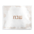 Waterdale Collection: Leather Hexagon Dot Border Challah Cover