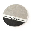 Waterdale Collection: Crystal Studded Faux Leather Matzah Cover - Silver
