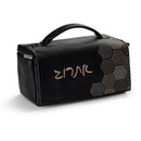Waterdale Collection: Faux Leather Esrog Bag - Hexagon Dot Border