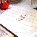 Waterdale Collection: Faux Leather Matzah Cover Embroided Design