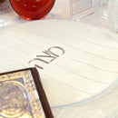 Waterdale Collection: Faux Leather Matzah Cover Embroided Design