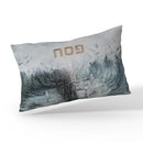 Waterdale Collection: Faux Leather Pillow Case Painted By Zelda
