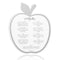 Waterdale Collection: Lucite Apple Simanim Card - Classic