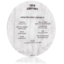 Waterdale Collection: Lucite Rosh Hashanah Round Tabletop Simanim Card - Marble