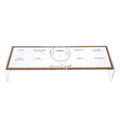 Waterdale Collection: Lucite Raised Rosh Hashanah Simanim Tray (Set of 4)
