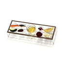 Waterdale Collection: Lucite Raised Rosh Hashanah Simanim Tray (Set of 4)