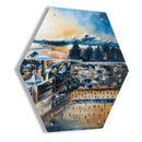 Waterdale Collection: Lucite Hexagon Painted by Zelda - Kosel