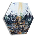 Waterdale Collection: Lucite Hexagon Painted by Zelda - Krias Yam Suf
