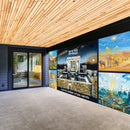 Waterdale Collection: Vinyl Collage Mural Painted by Zelda