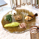 Waterdale Collection: Lucite Seder Plate Hexagon