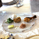 Waterdale Collection: Lucite Seder Plate Hexagon