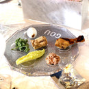 Waterdale Collection: Lucite Seder Plate Hexagon