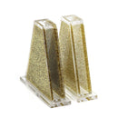 Waterdale Collection: Lucite Salt Shakers Triangle Glitter