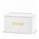 Waterdale Collection: Lucite Esrog Box - White And Gold