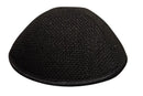 iKippah - Black Burlap Yarmulka