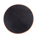 iKippah - Black Denim With Camel Rim Yarmulka