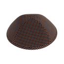 iKippah - Brown Houndstooth Yarmulka