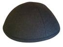 iKippah - Black Linen Yarmulka