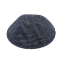 iKippah - Black/Navy Wool Houndstooth Yarmulka