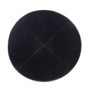 iKippah - Black Velvet With Camel Stitching Yarmulka