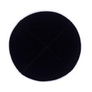 iKippah - Black Velvet With White Rim Yarmulka
