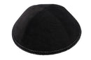iKippah - Black Corduroy White Stitching Yarmulka