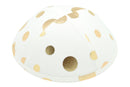iKippah - Cream & Gold Circles Yarmulka