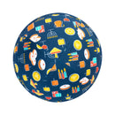 iKippah - Happy Chanukah - Blue Yarmulka