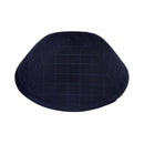iKippah - Checked Suiting Navy Yarmulka