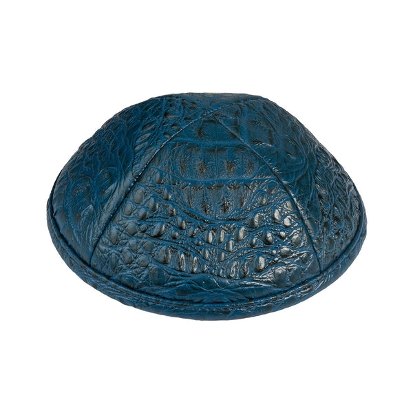 iKippah - Navy Crocodile Yarmulka