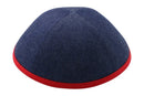 iKippah - Denim With Red Rim Yarmulka