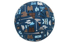 iKippah - Gone Camping Blue Yarmulka