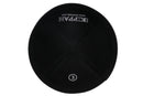 iKippah - Grey Linen With Black Rim Yarmulka