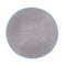 iKippah - Light Grey Linen With Light Blue Rim Yarmulka