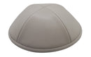 iKippah - Light Grey Leather Yarmulka