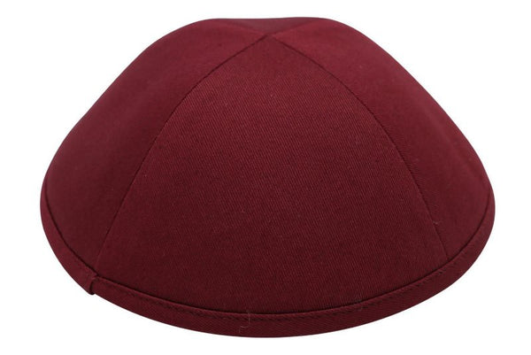 iKippah - Maroon Cotton Yarmulka