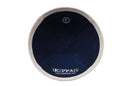 iKippah - Navy Linen With Tan Rim Yarmulka
