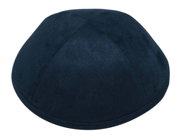 iKippah - Navy Suede Yarmulka