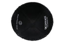 iKippah - Black Paisley Velvet Yarmulka