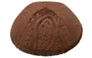 iKippah - Camel Paisley Velvet Yarmulka