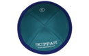 iKippah - Royal Blue Linen Yarmulka